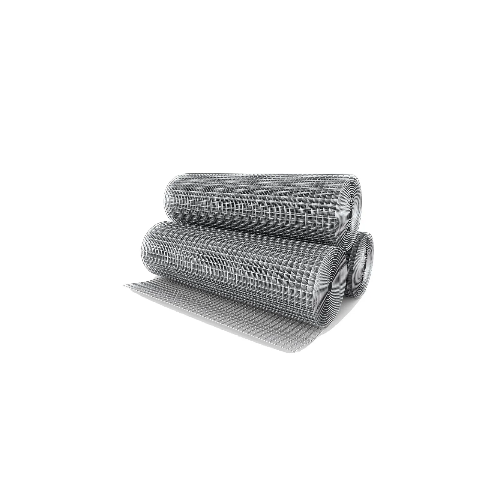 WELDED WIRE SHIELD 1X1X4X21M MESH PVC GRN (R)